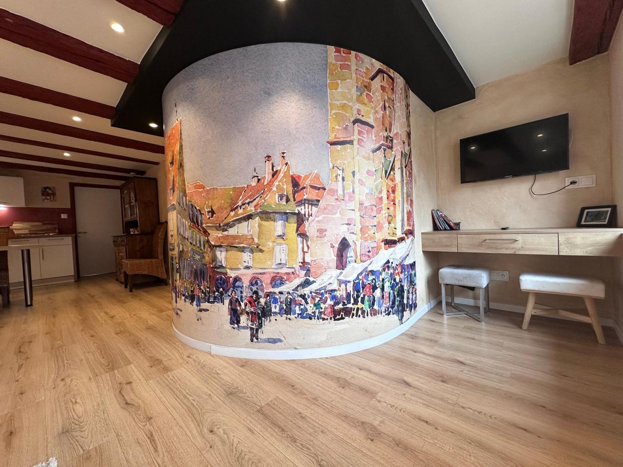 B'M Yerri - Appartement 4 Pers - Vue Cathedrale Colmar Exteriör bild